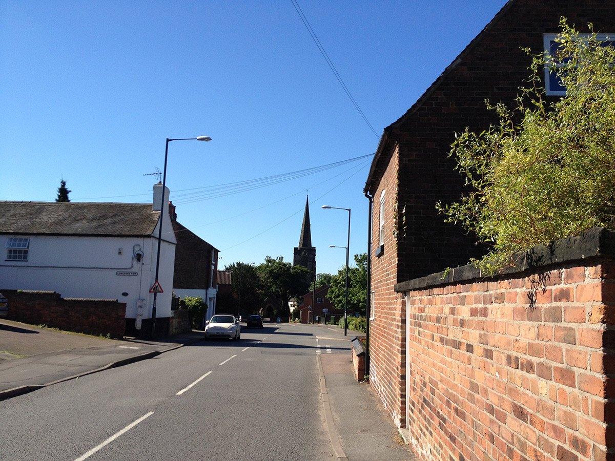 Photograph of St Werburgh's Church and Church Street