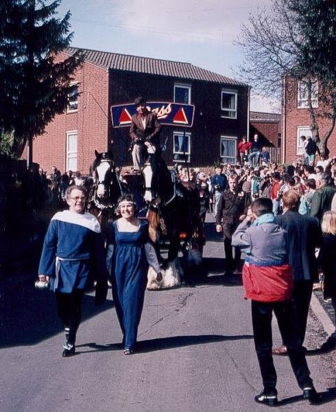 Photograph of Spondon Aflame celebration