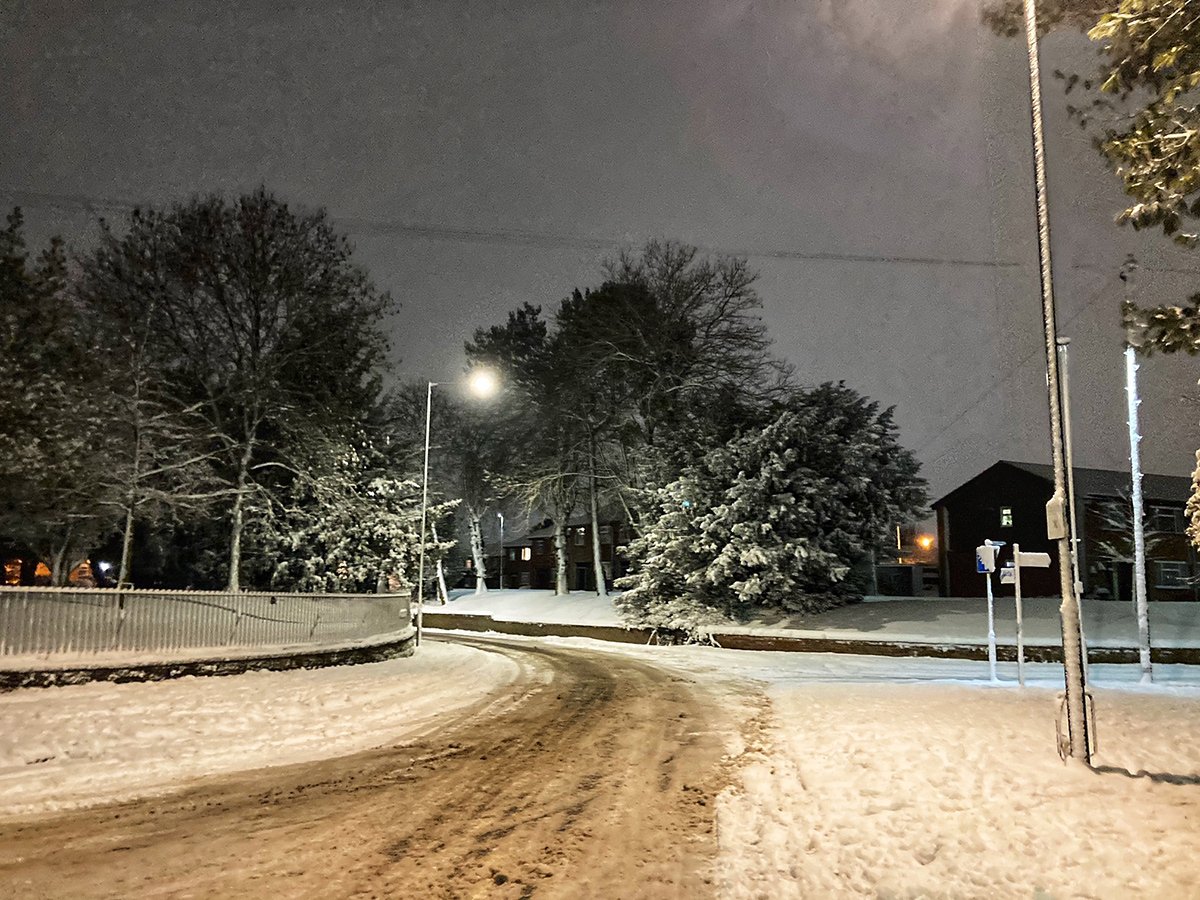 Photograph of Slushy going on the junction of Locko Road, Chapel Street and West Road